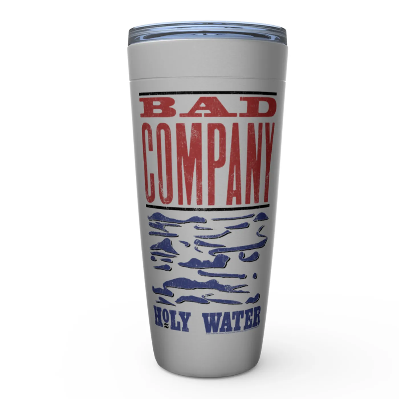 Bad Company Viking Tumbler | Holy Water Red Blue Album Design Bad Company Tumbler