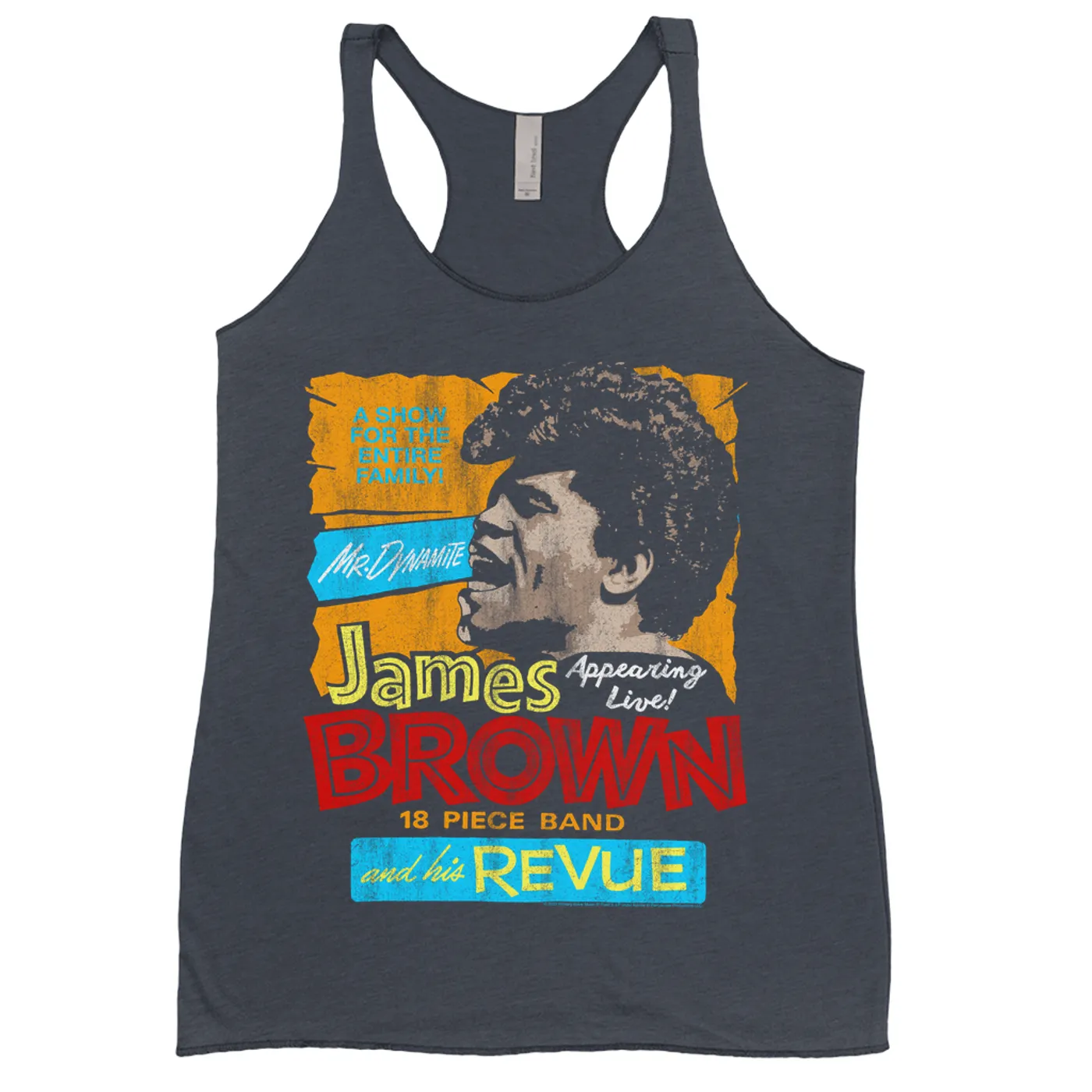 James Brown Ladies' Tank Top | A Show For The Family WIth Mr. Dynamite And His Revue James Brown Shirt