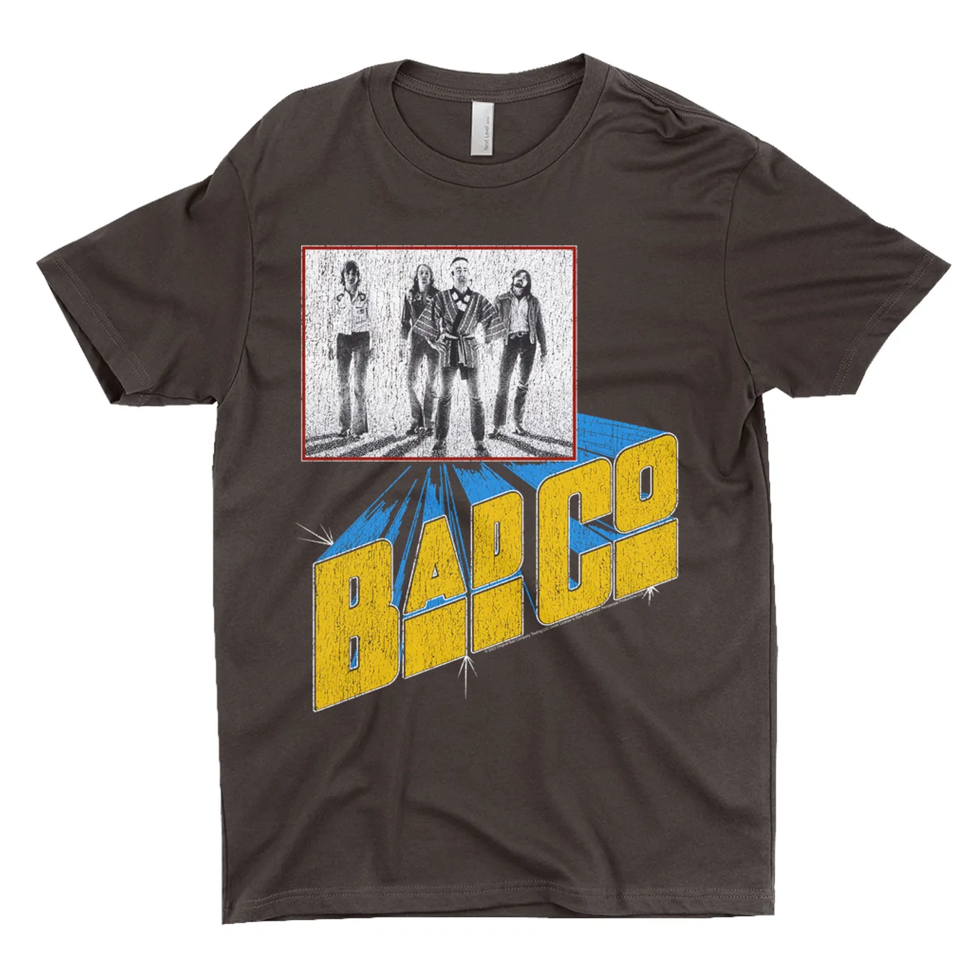 Bad Company T-Shirt | 1976 Run With The Pack Concert Distressed Bad Company Shirt
