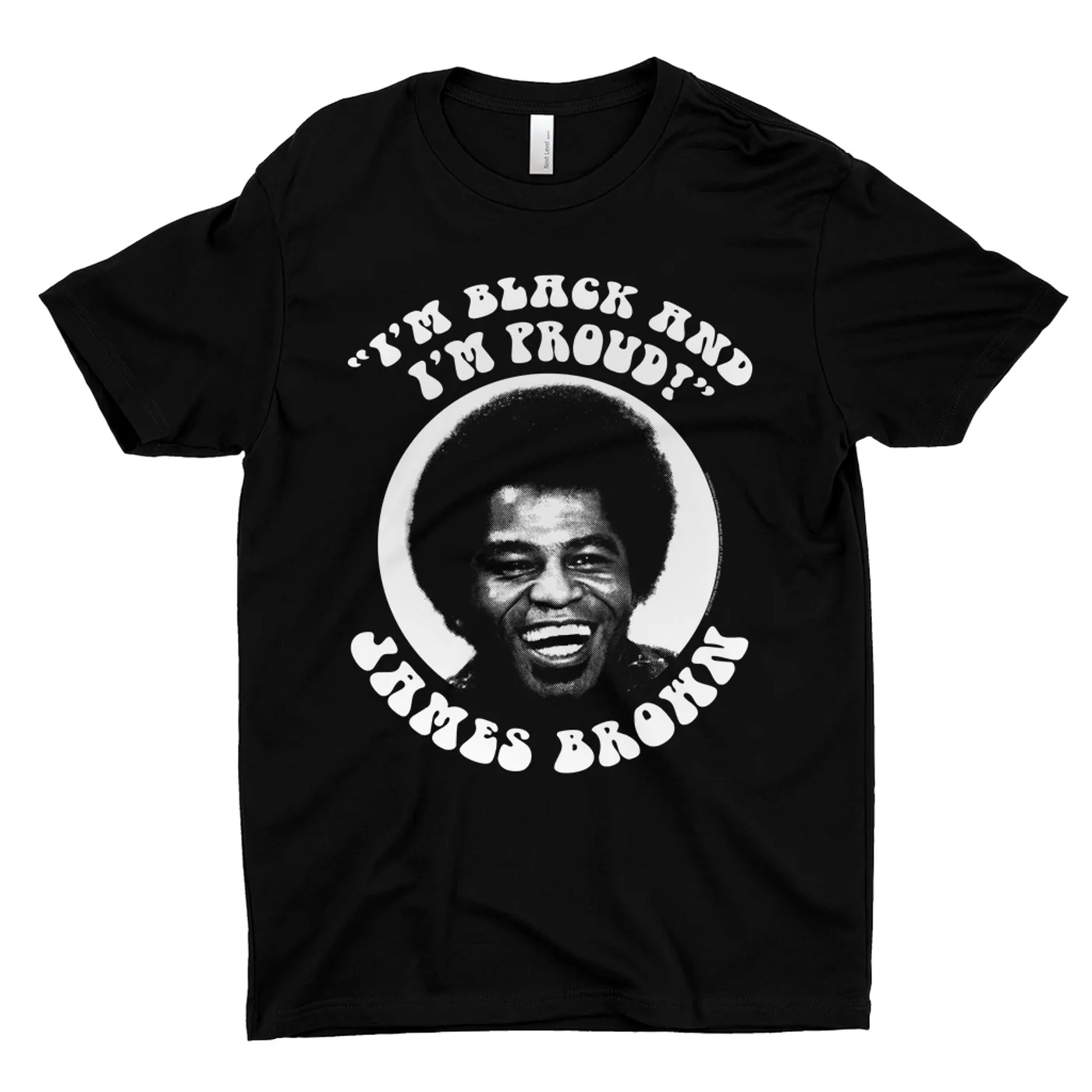 James Brown T-Shirt | I'm Black And I'm Proud Halftone Design James Brown Shirt