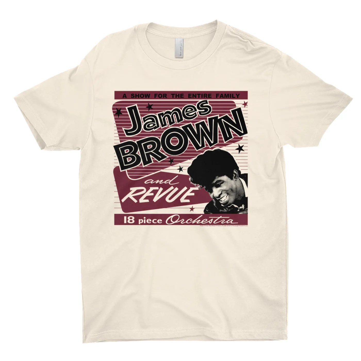 James Brown T-Shirt | Retro Revue Concert Poster James Brown Shirt