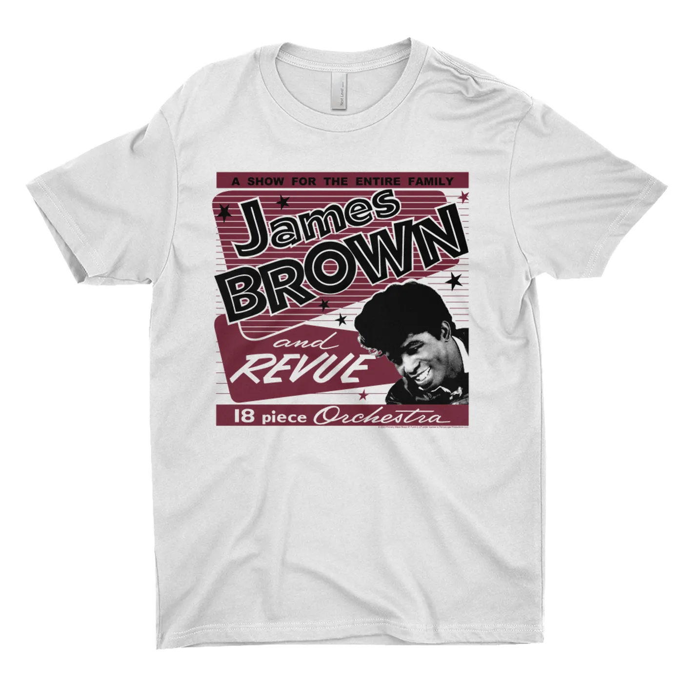 James Brown T-Shirt | Retro Revue Concert Poster James Brown Shirt