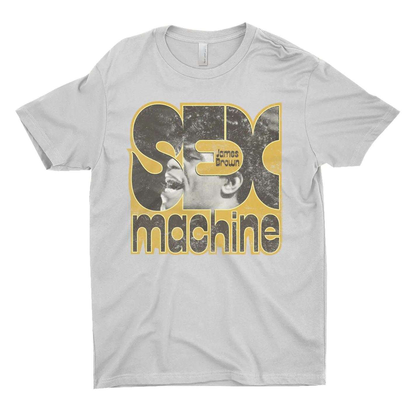 James Brown T-Shirt | Sex Machine In Yellow Design James Brown Shirt