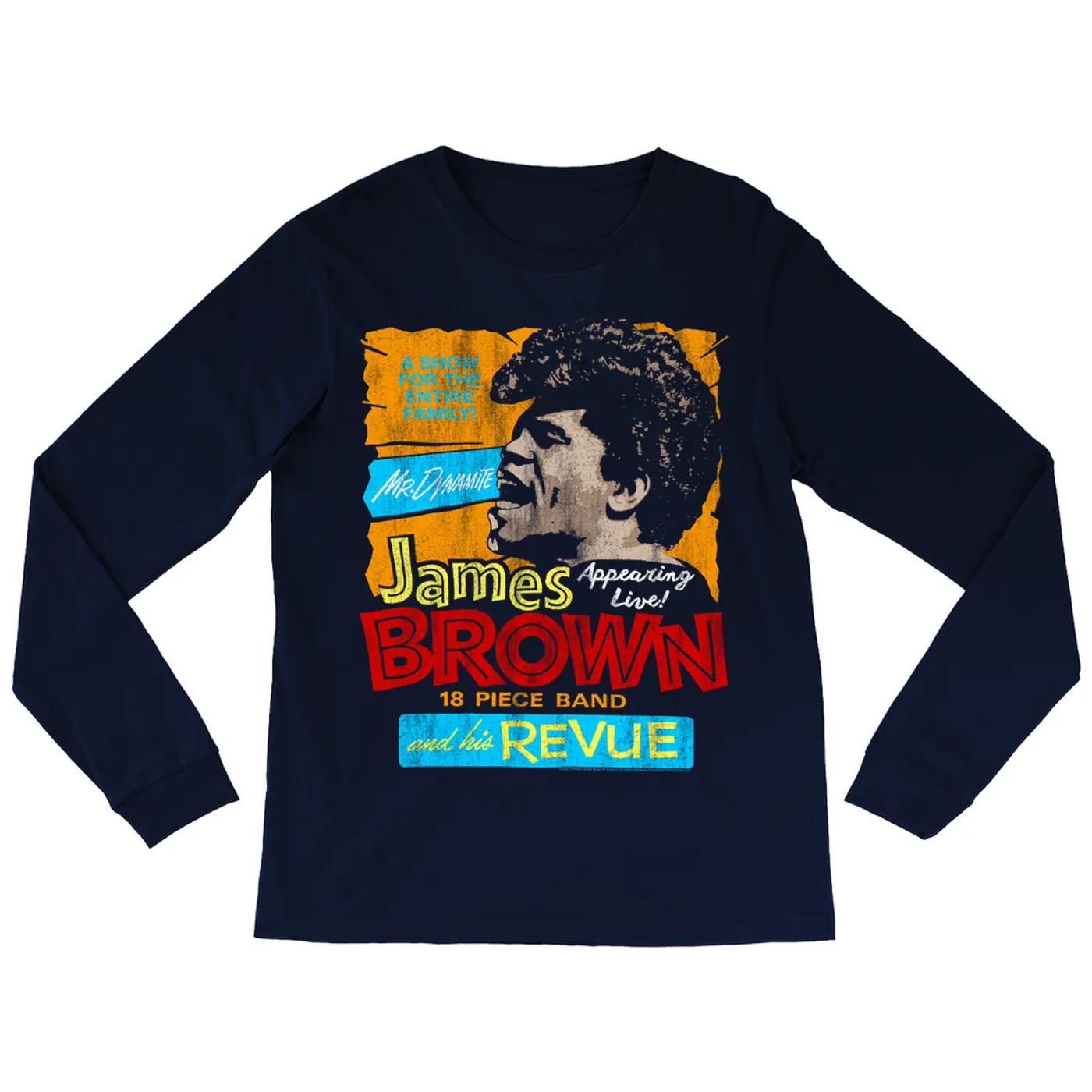 James Brown Long Sleeve Shirt | A Show For The Family WIth Mr. Dynamite And His Revue James Brown Shirt