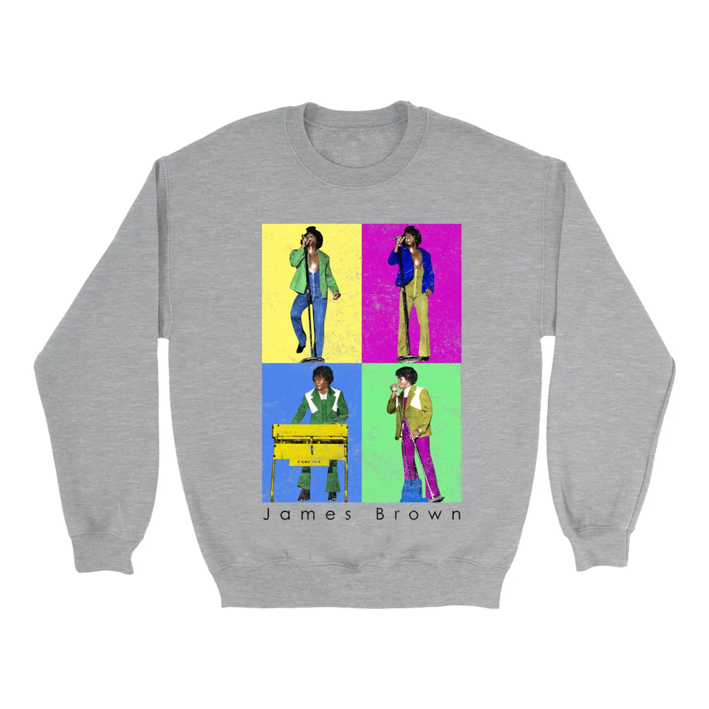 James Brown Sweatshirt | Pop Art Sex Machine Dance Moves James Brown Sweatshirt