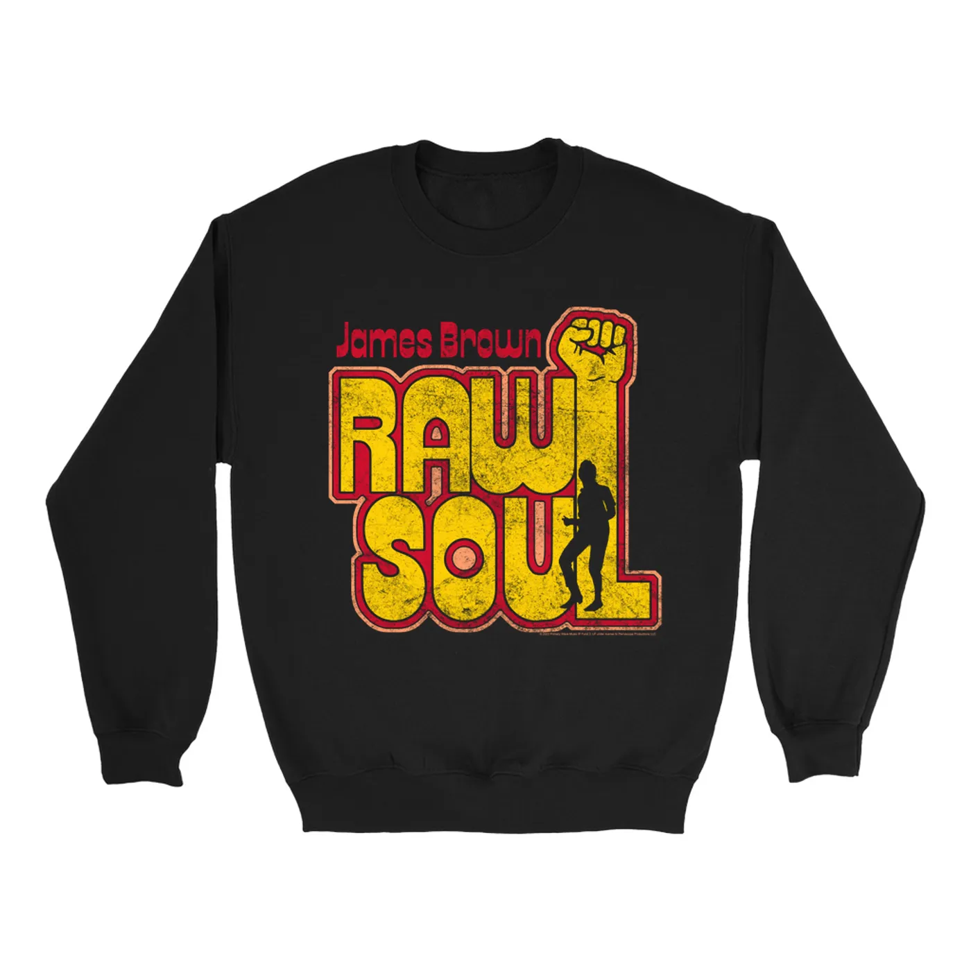James Brown Sweatshirt | Raw Soul Distressed James Brown Sweatshirt