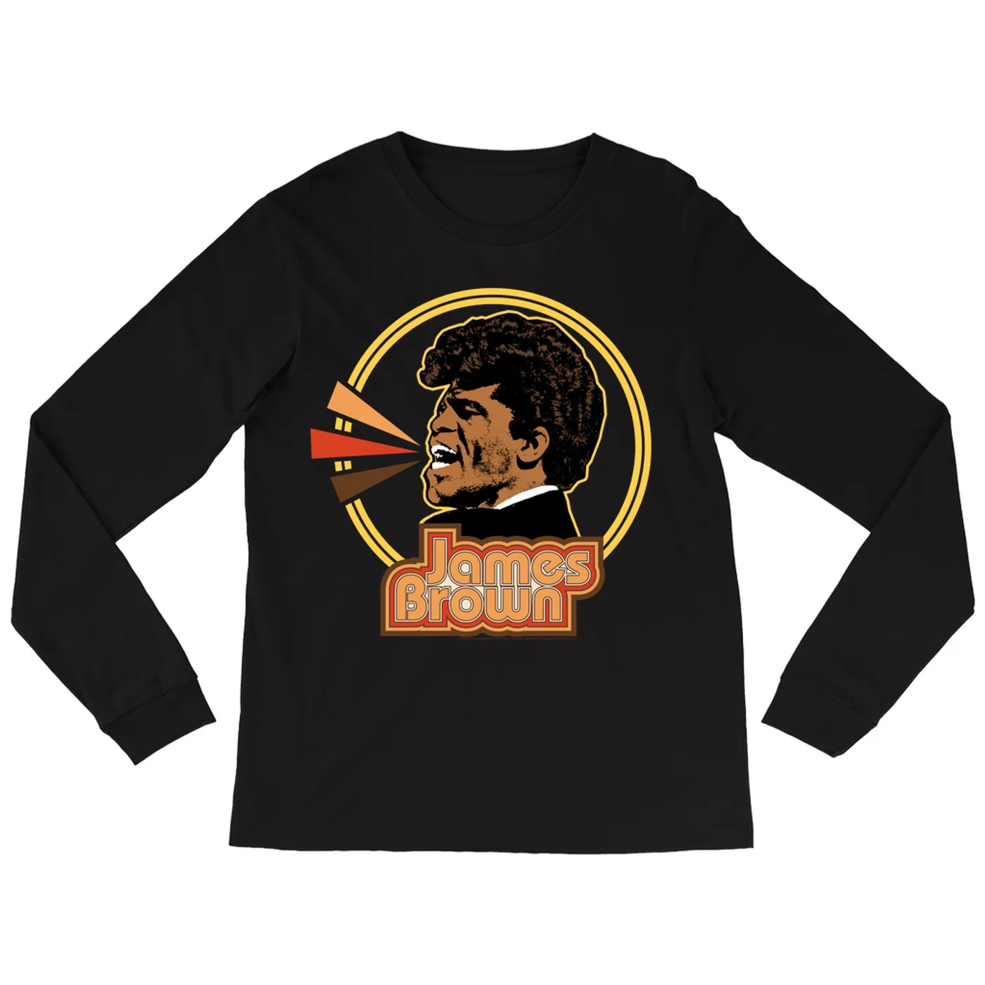 James Brown Long Sleeve Shirt | Posterized Say It Loud James Brown Shirt