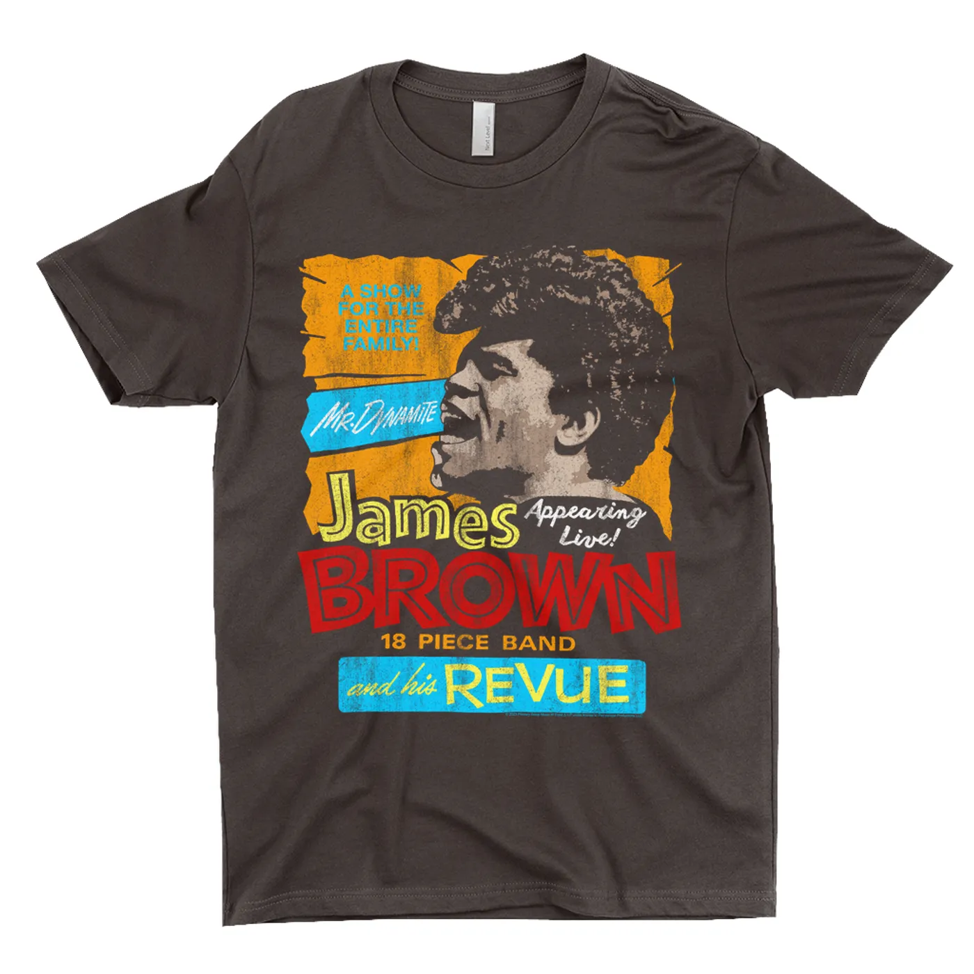 James Brown T-Shirt | A Show For The Family With Mr. Dynamite And His Revue James Brown Shirt