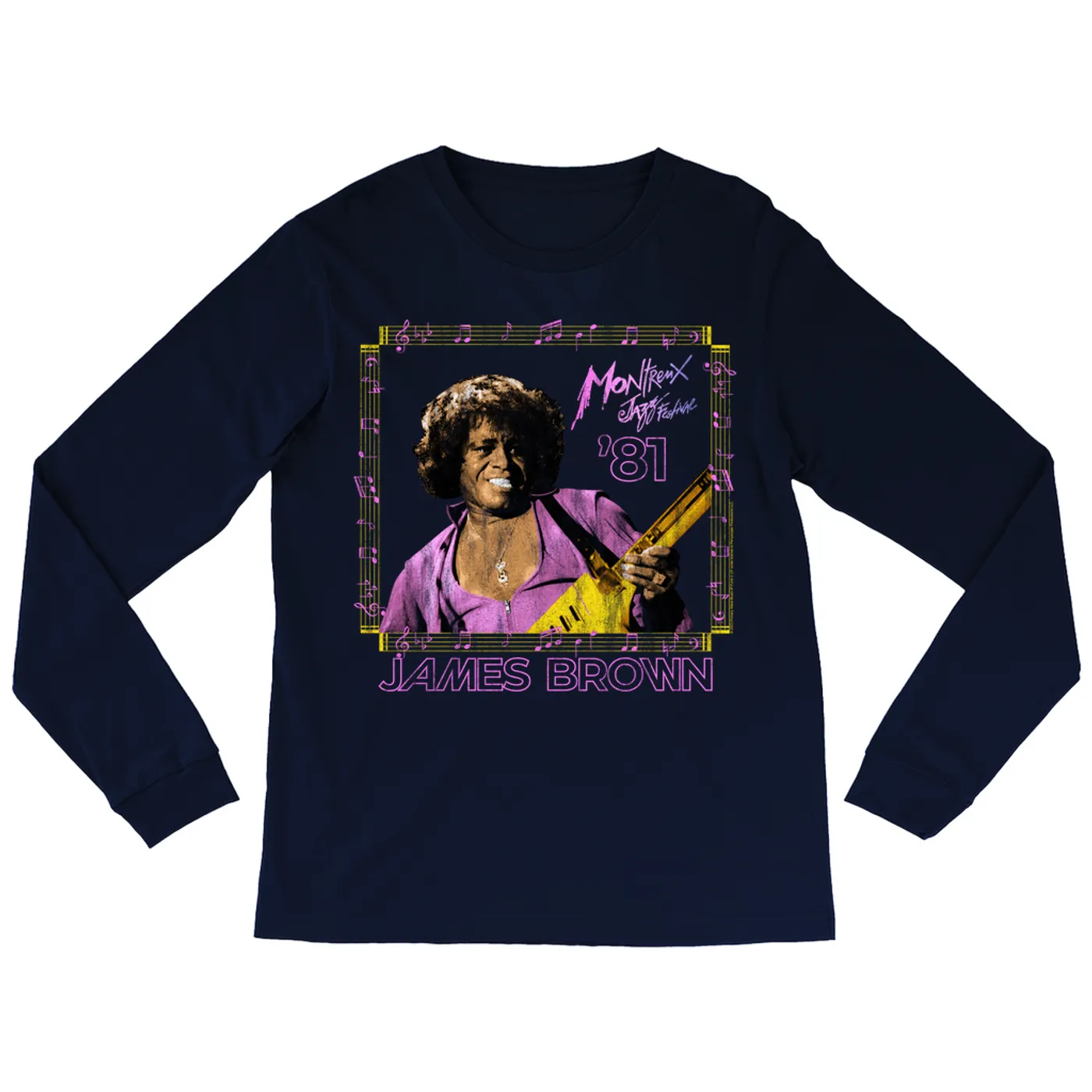 James Brown Long Sleeve Shirt | Montreux Jazz Festival 1981 James Brown Shirt