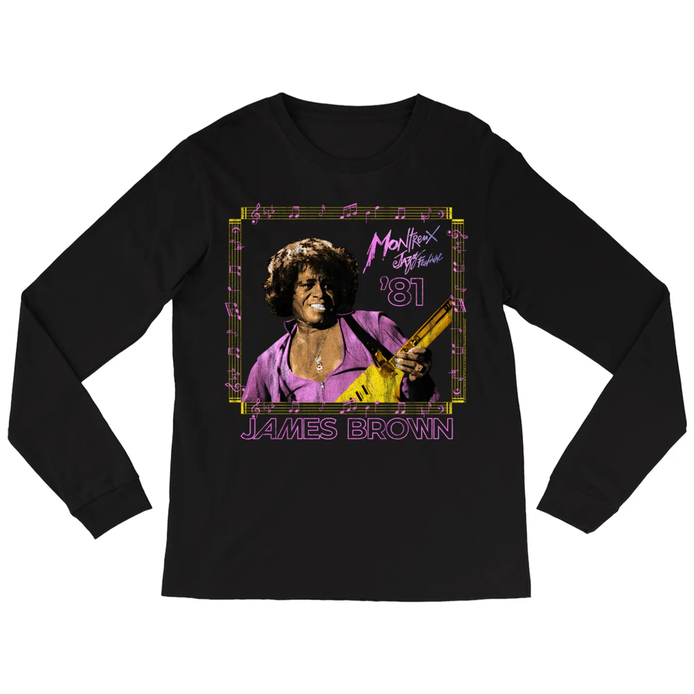 James Brown Long Sleeve Shirt | Montreux Jazz Festival 1981 James Brown Shirt
