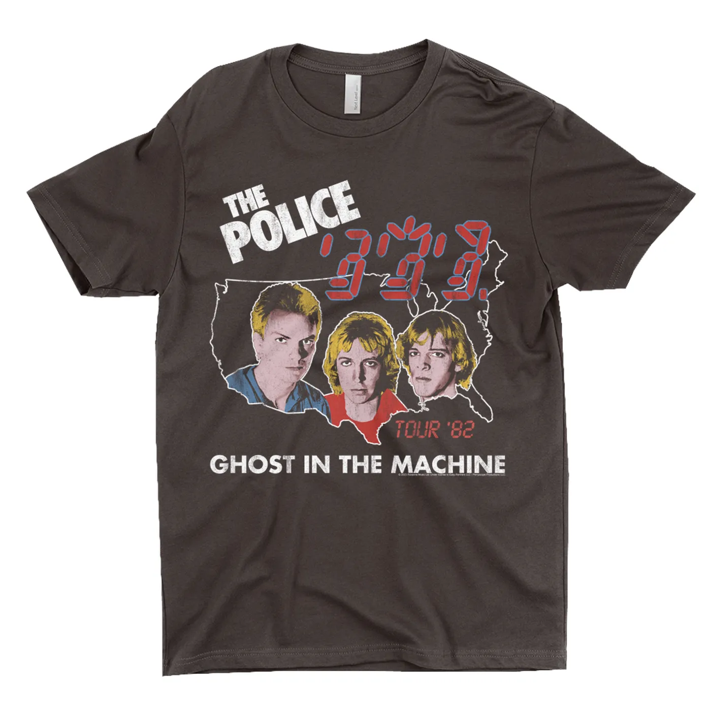 The Police T-Shirt | Ghost In The Machine U.S. 1982 Tour The Police Shirt