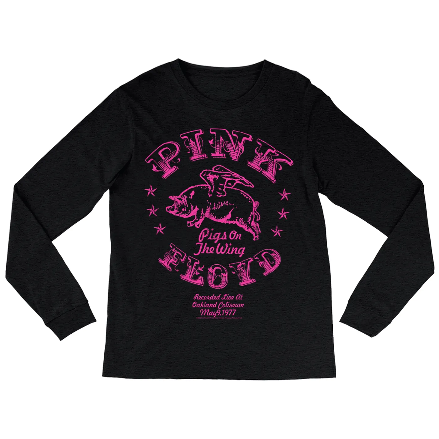 Pink Floyd Long Sleeve Shirt | Pigs On The Wing Pink Floyd Shirt
