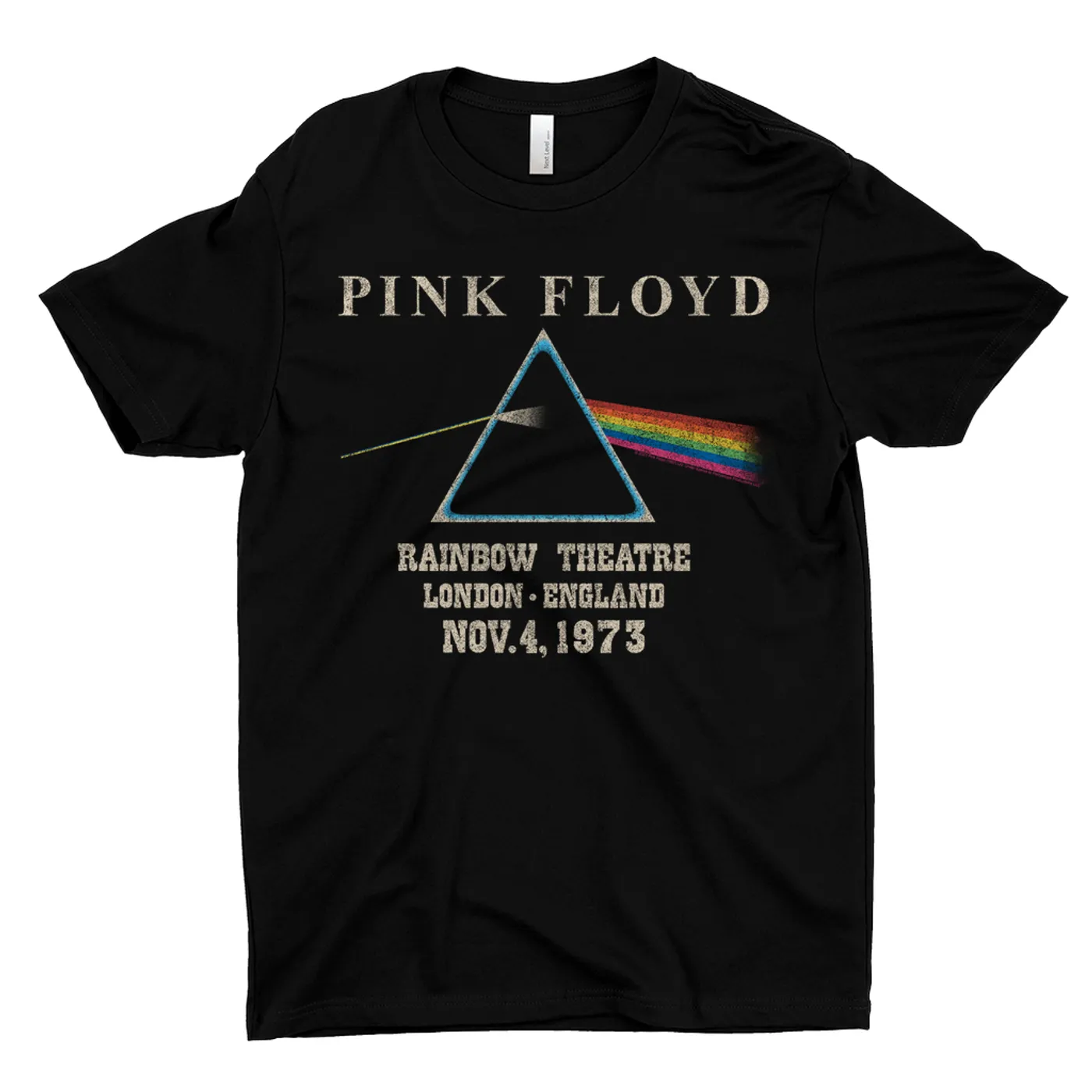 Pink Floyd T-Shirt | Rainbow Theatre 1973 Distressed Pink Floyd Shirt