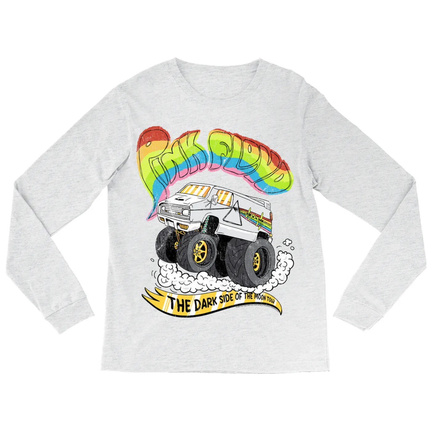 Pink Floyd Long Sleeve Shirt | Dark Side Of The Moon Tour Road Trip (Merchbar Exclusive) Pink Floyd Shirt