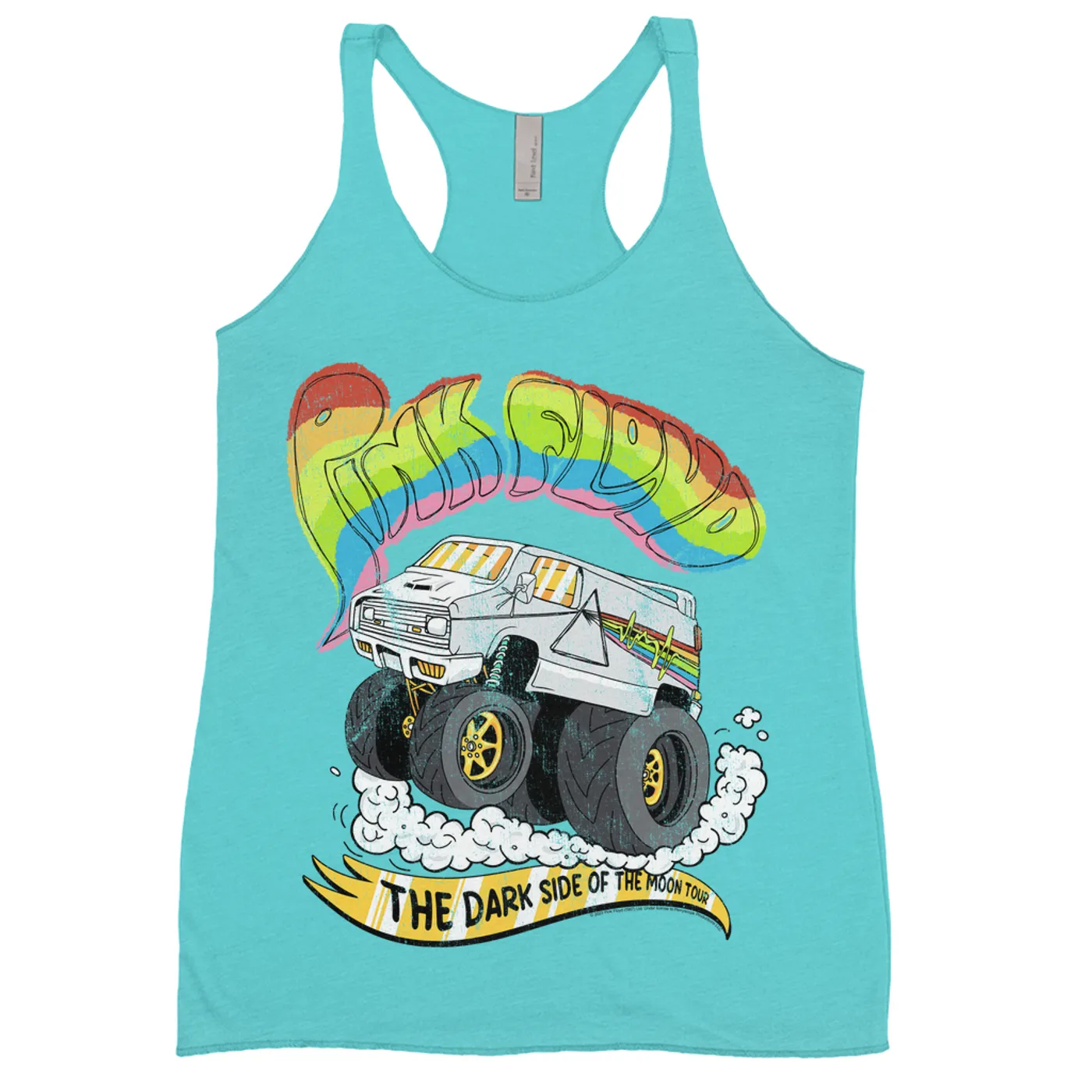 Pink Floyd Ladies' Tank Top | Dark Side Of The Moon Tour Road Trip (Merchbar Exclusive) Pink Floyd Shirt