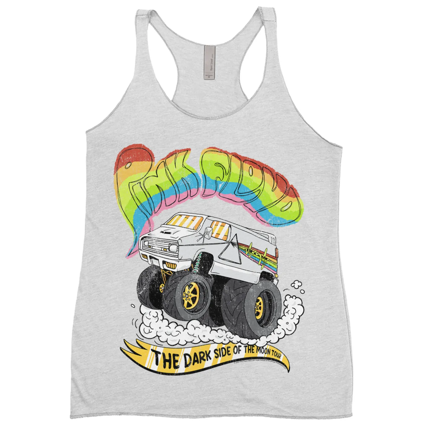 Pink Floyd Ladies' Tank Top | Dark Side Of The Moon Tour Road Trip (Merchbar Exclusive) Pink Floyd Shirt