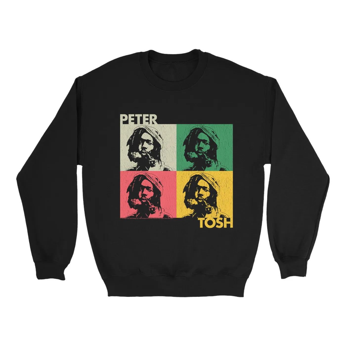 Peter Tosh Sweatshirt | Rasta Pop Art (Merchbar Exclusive) Peter Tosh Sweatshirt
