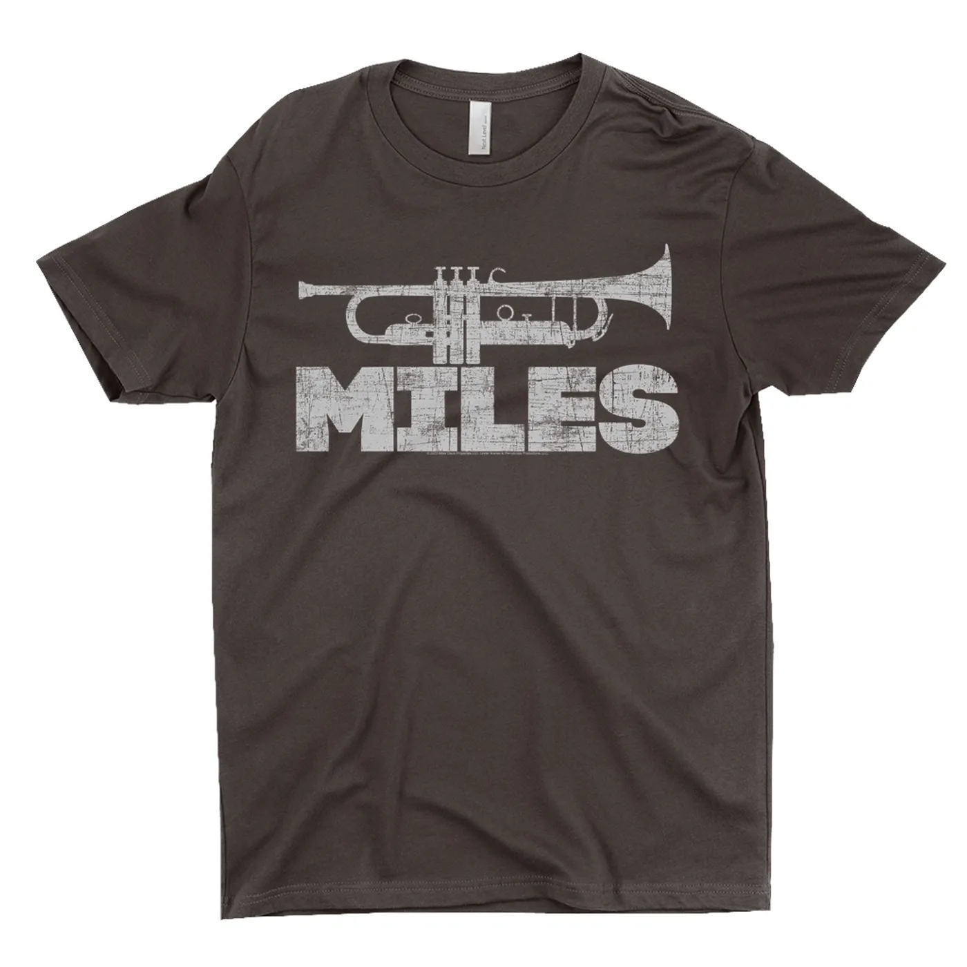 Miles Davis T-Shirt | Trumpet Logo Distressed Miles Davis Shirt