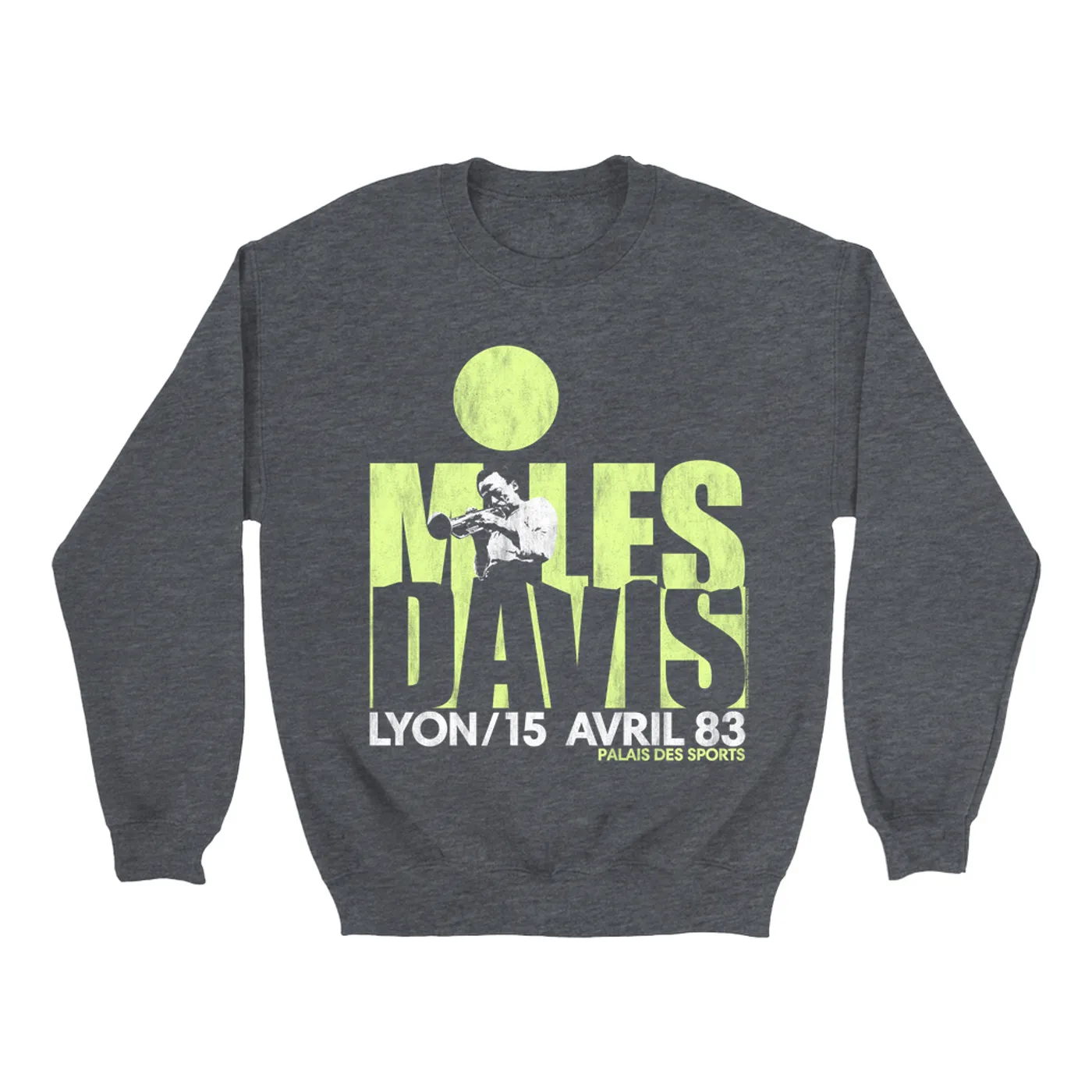 Miles Davis Sweatshirt | Lyon Live Performance 1983 Miles Davis Sweatshirt