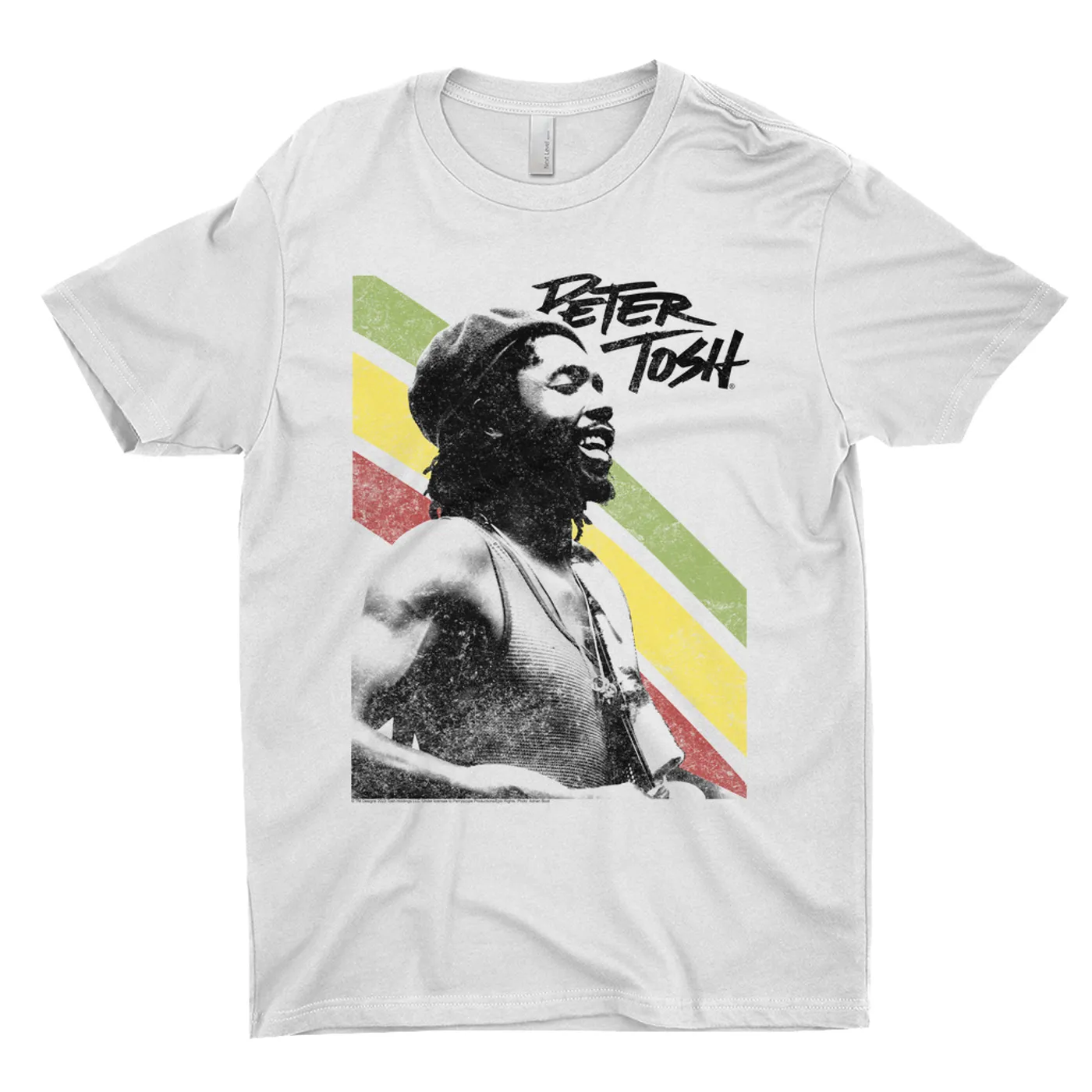 Peter Tosh T-Shirt | Traditional Rasta Stripes Peter Tosh Shirt