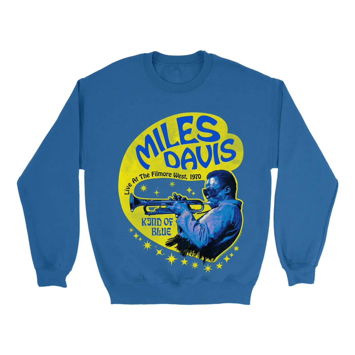 Miles Davis Sweatshirt | Kind Of Blue Live 1970 Miles Davis Sweatshirt