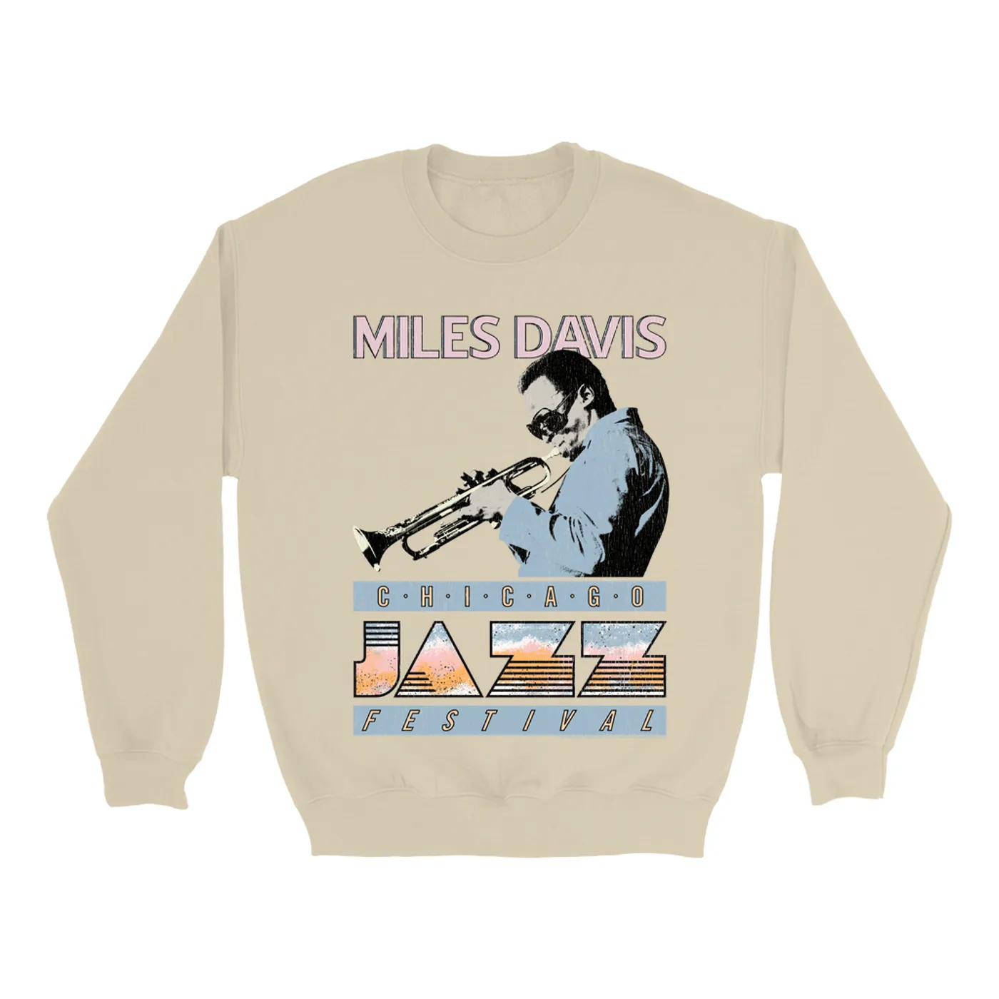 Miles Davis Sweatshirt | Jazz Festival Chicago (Merchbar Exclusive) Miles Davis Sweatshirt