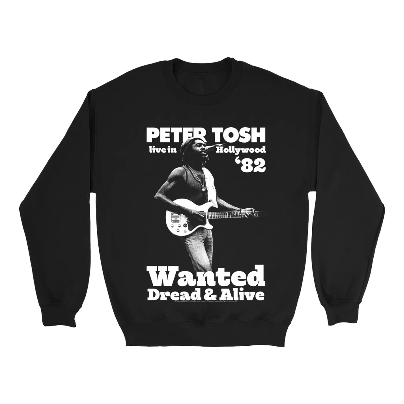 Peter Tosh Sweatshirt | Live In Hollywood '82 (Merchbar Exclusive) Peter Tosh Sweatshirt