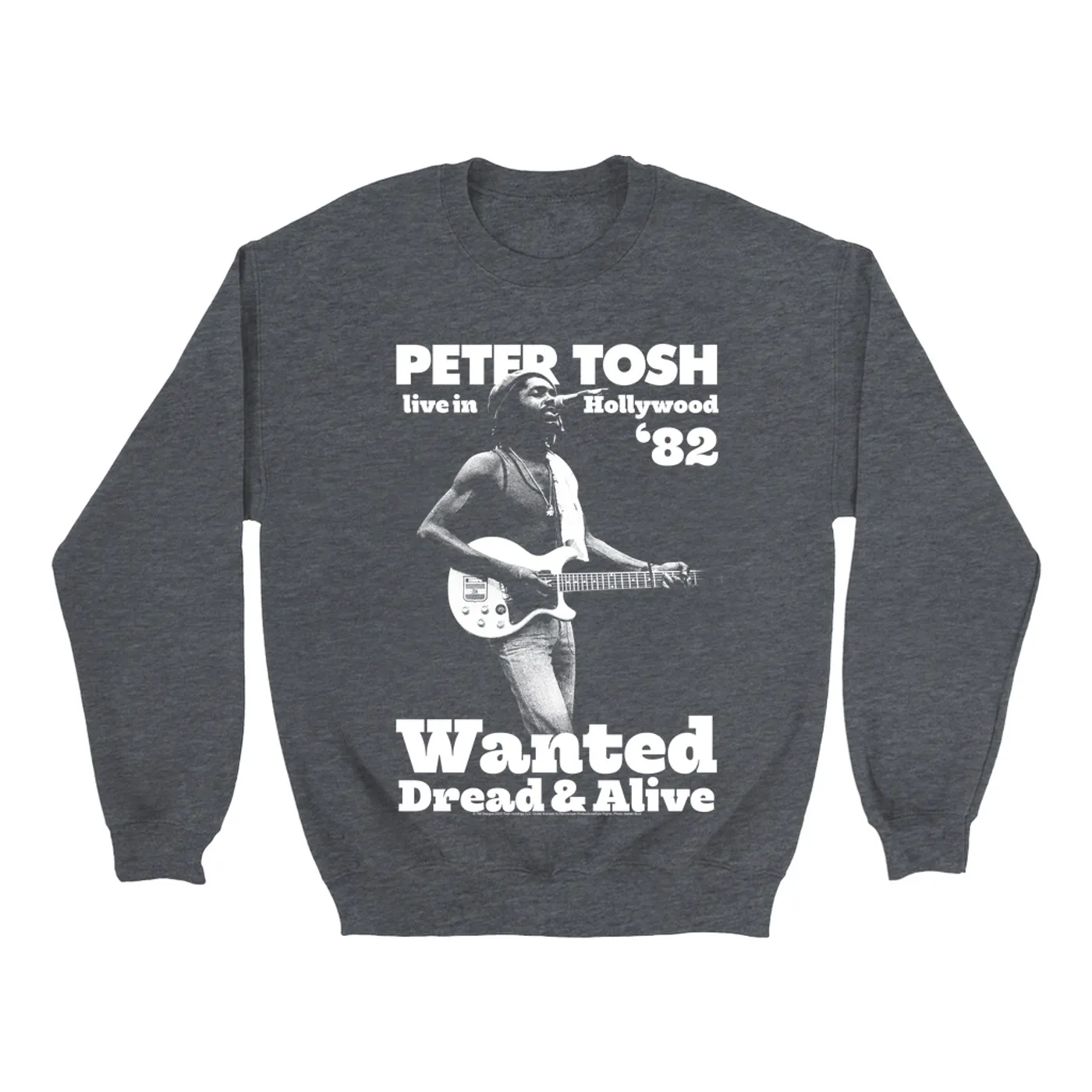 Peter Tosh Sweatshirt | Live In Hollywood '82 (Merchbar Exclusive) Peter Tosh Sweatshirt