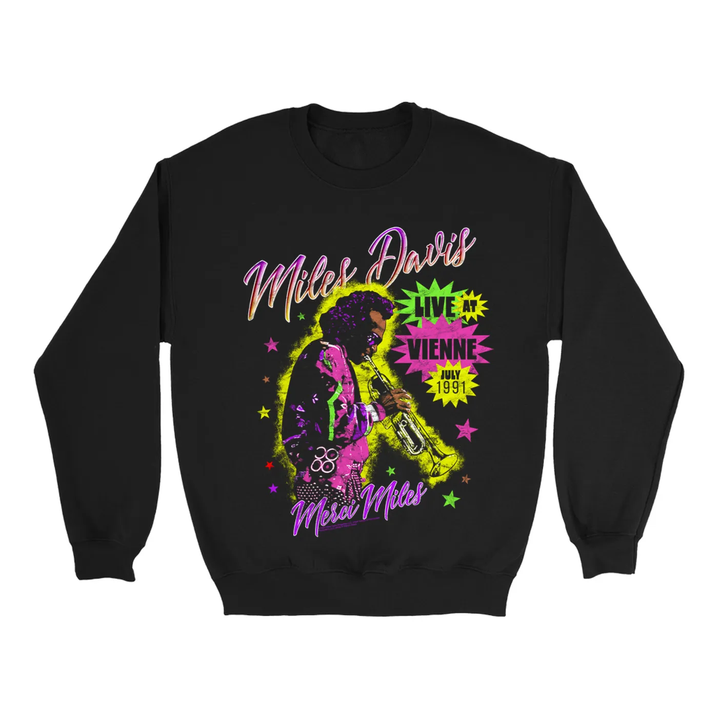 Miles Davis Sweatshirt | Live At Vienne 1991 (Merchbar Exclusive) Miles Davis Sweatshirt
