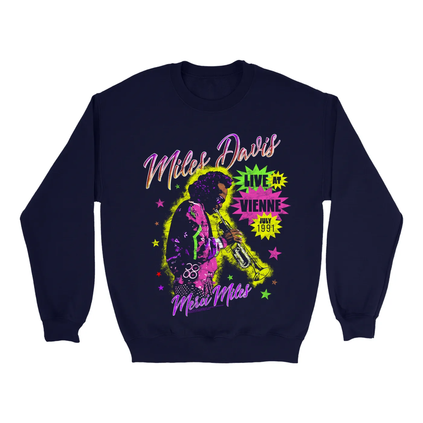 Miles Davis Sweatshirt | Live At Vienne 1991 (Merchbar Exclusive) Miles Davis Sweatshirt