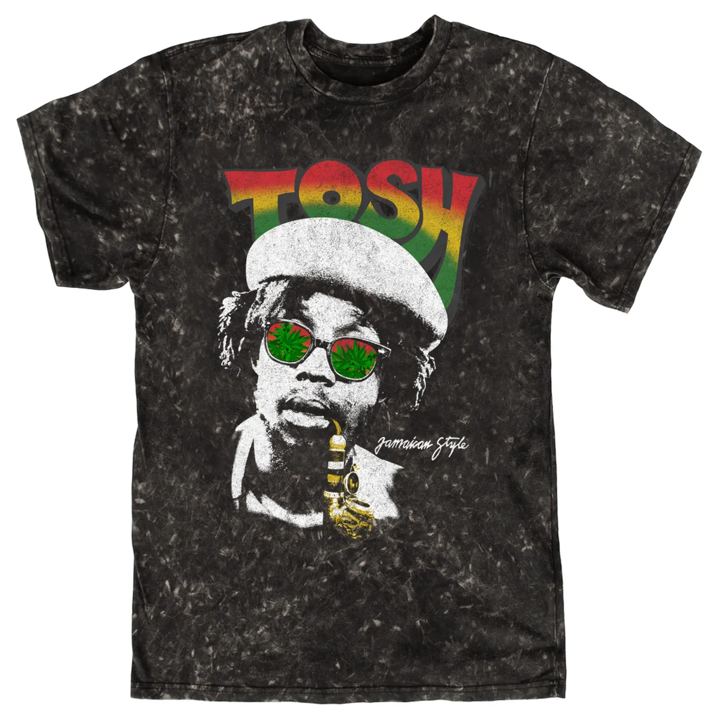 Peter Tosh T-shirt | Jamaican Style Peter Tosh Mineral Wash Shirt