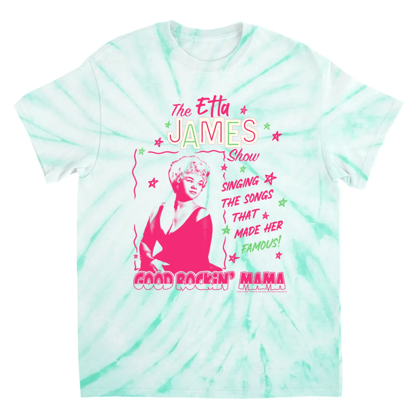 Etta James T-Shirt | The Etta James Show 1965 Etta James Tie Dye Shirt