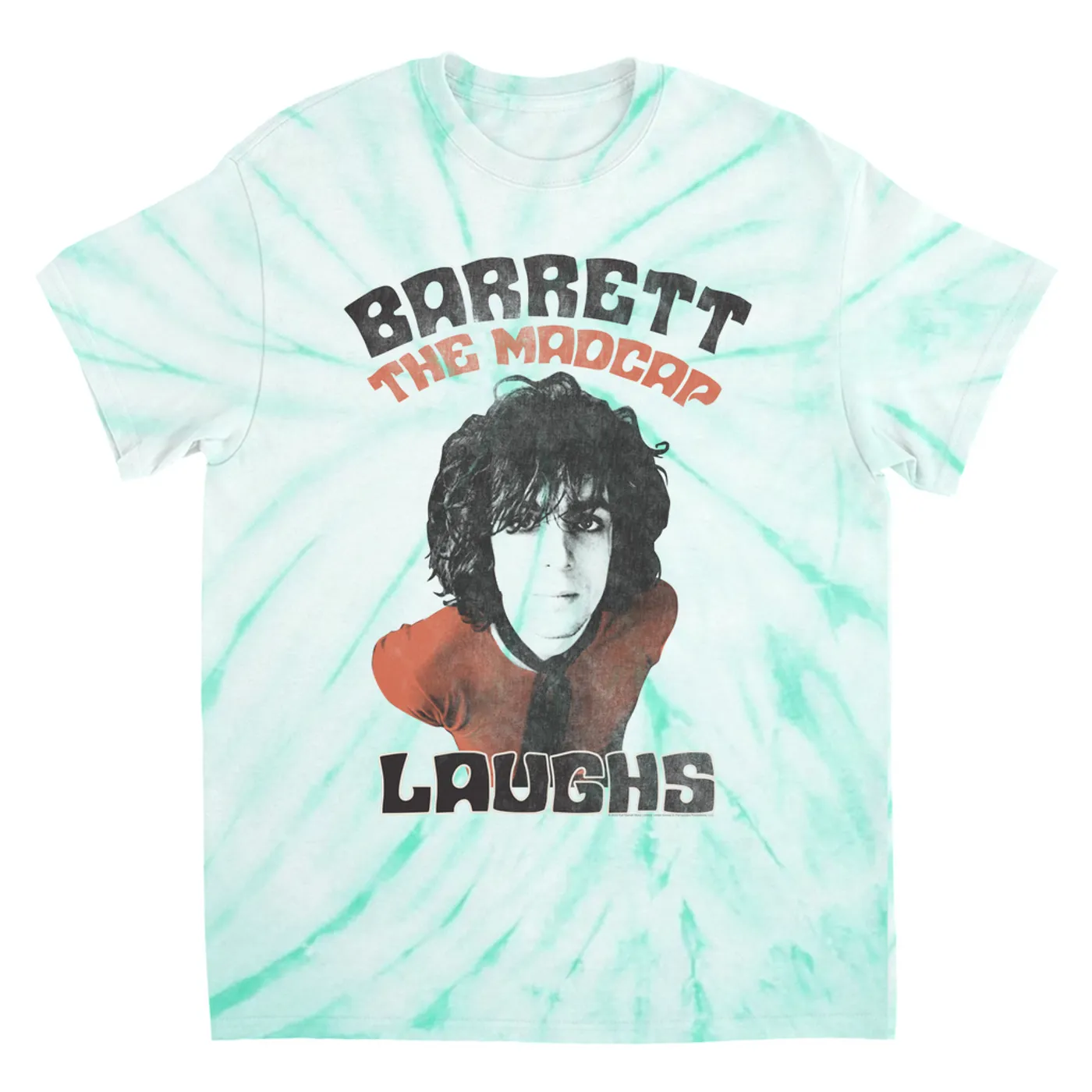 Syd Barrett T-Shirt | Vintage Distressed Vintage Madcap Laughs Syd Barrett Tie Dye Shirt