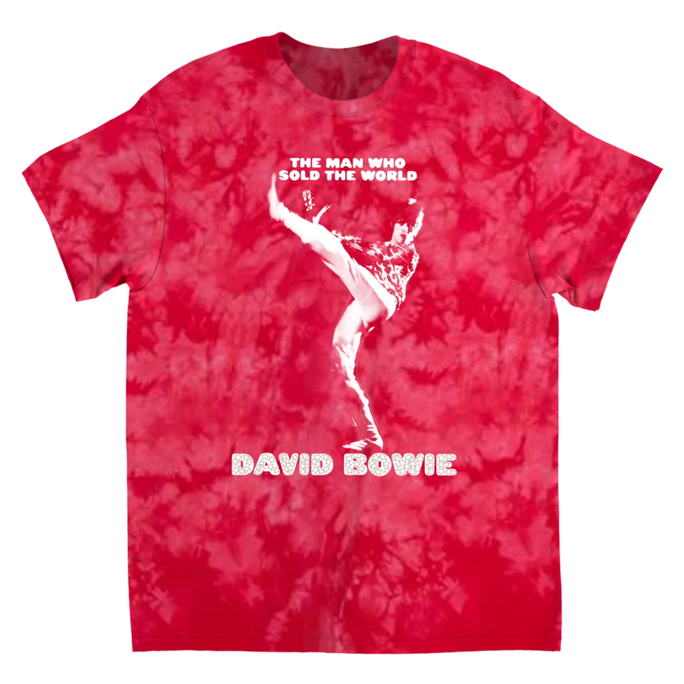 David Bowie T-Shirt | The Man Who Sold The World Album Cover David Bowie Tie Dye Shirt