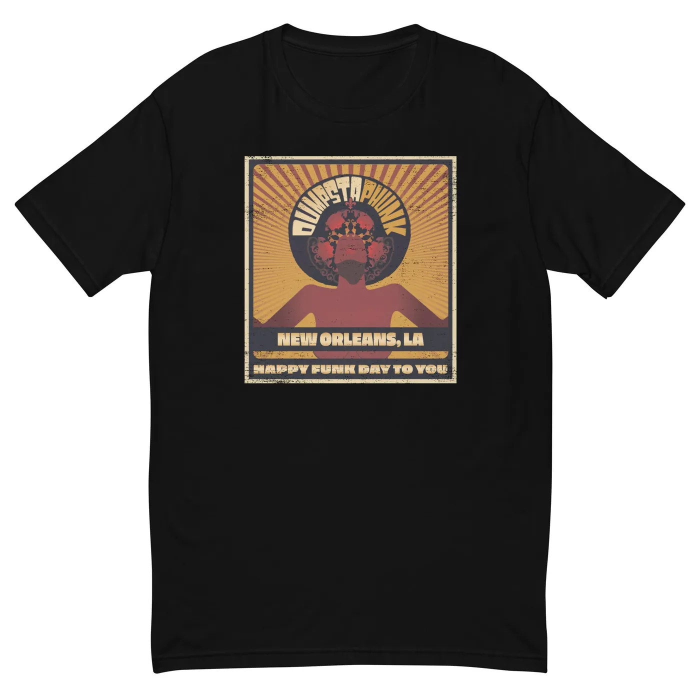 Dumpstaphunk Happy Funk Day Unisex Black Tee Shirt