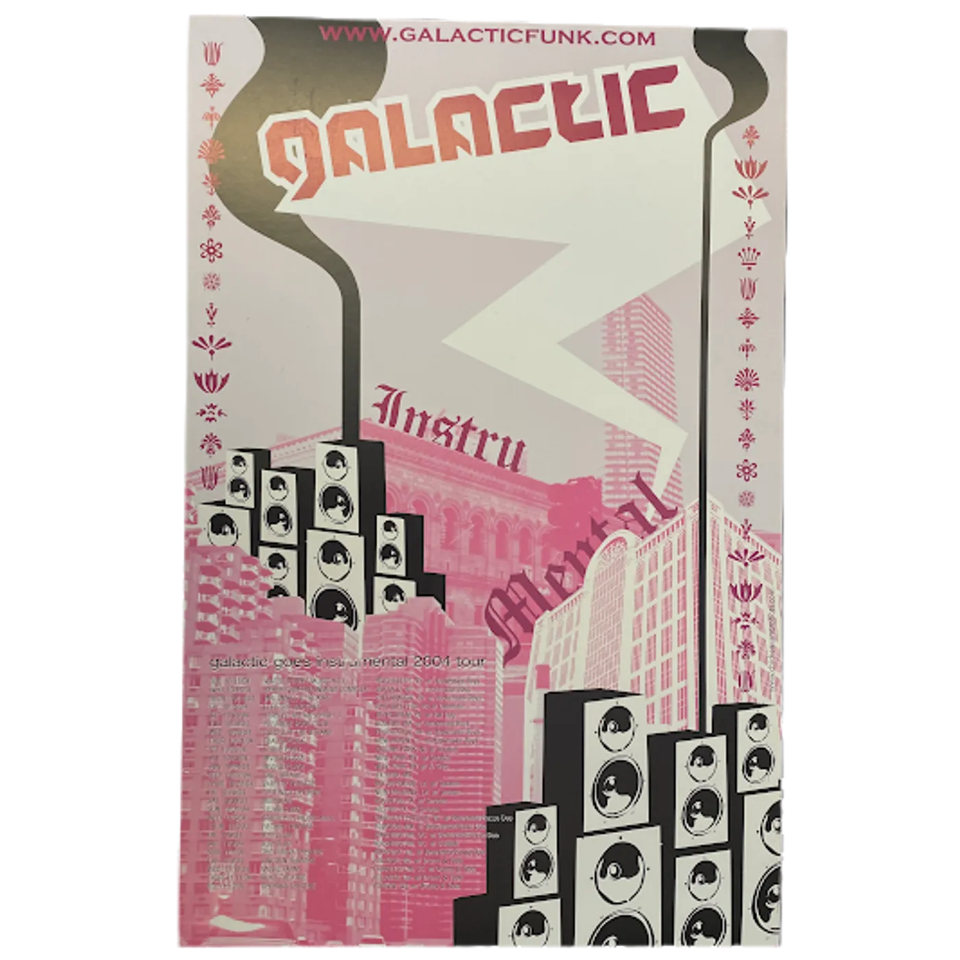 2004 Tour Poster - Galactic Goes Instrumental