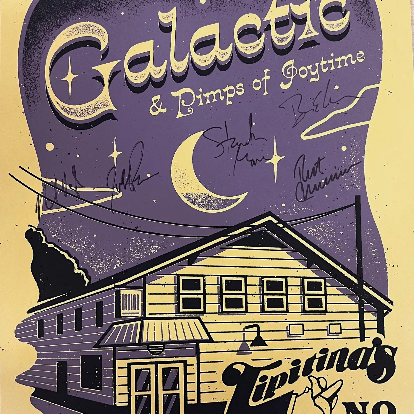 Galactic NYE 2022 Poster - SIGNED