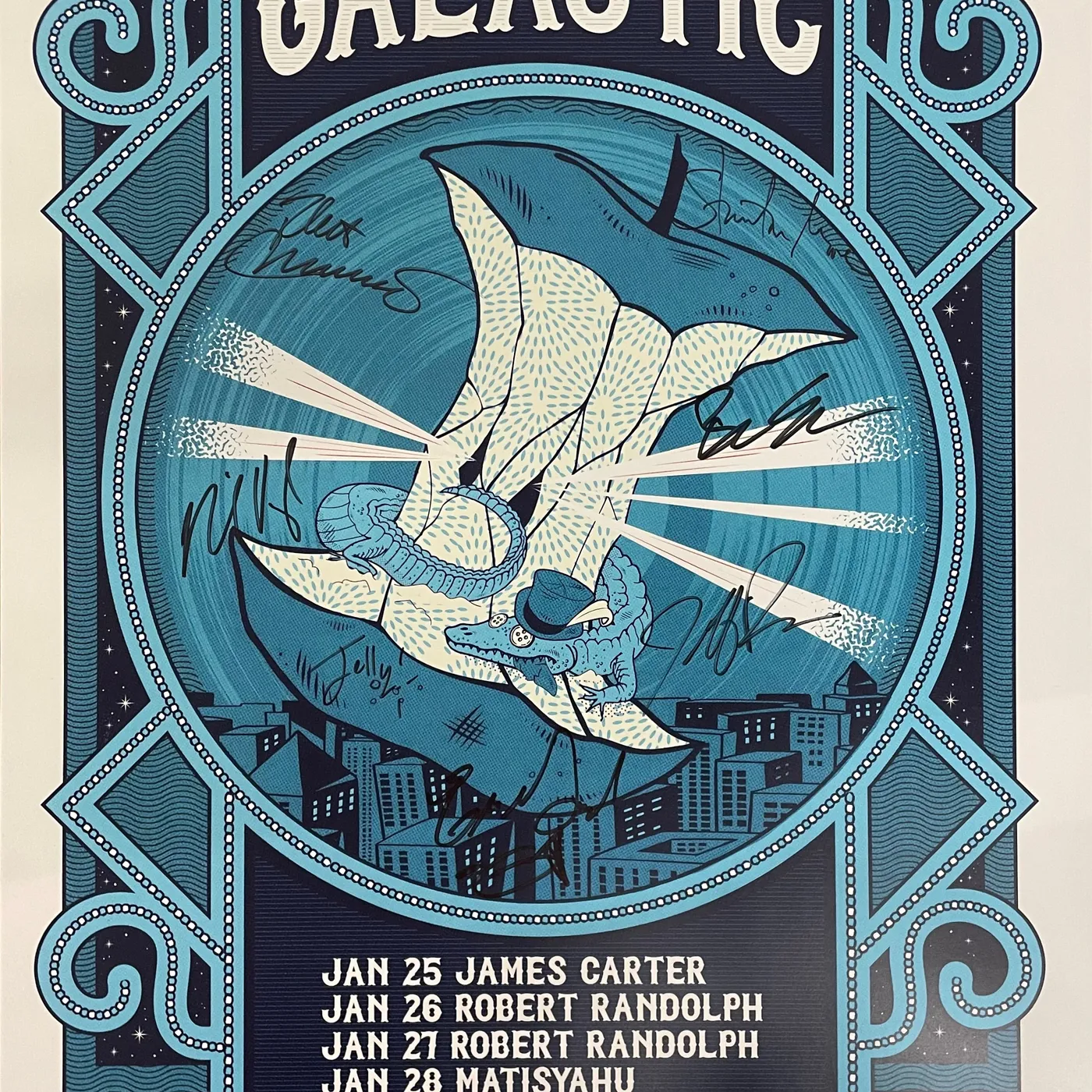 Galactic BLUENOTE NYC 2023 Poster - SIGNED