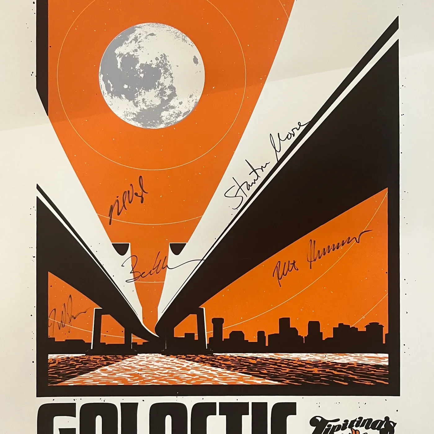 Galactic at Tipitina's 2023 Poster - SIGNED