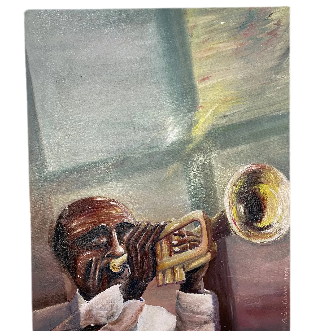 Anders Osborne Lepage Street Blues  - Oil on Canvas - 22" x 28"