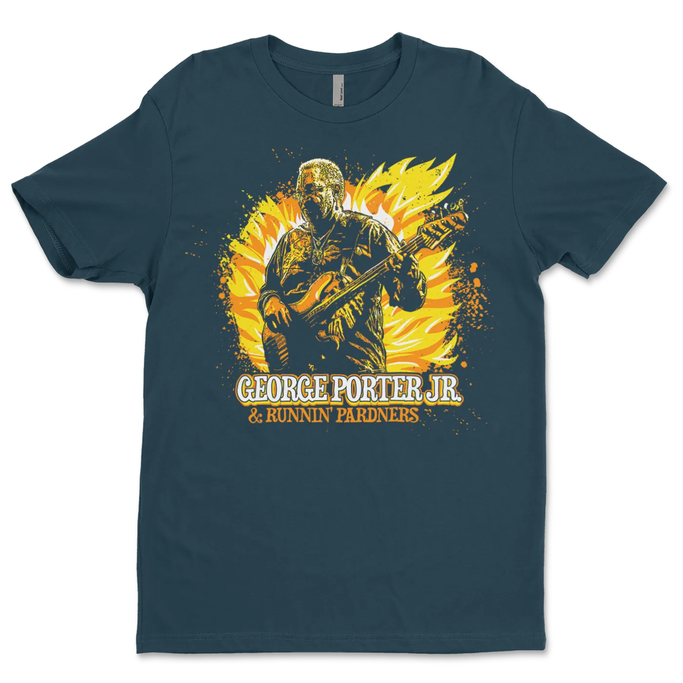 George Porter Jr. DRAFT - Unisex Phoenix T Shirt - Indigo