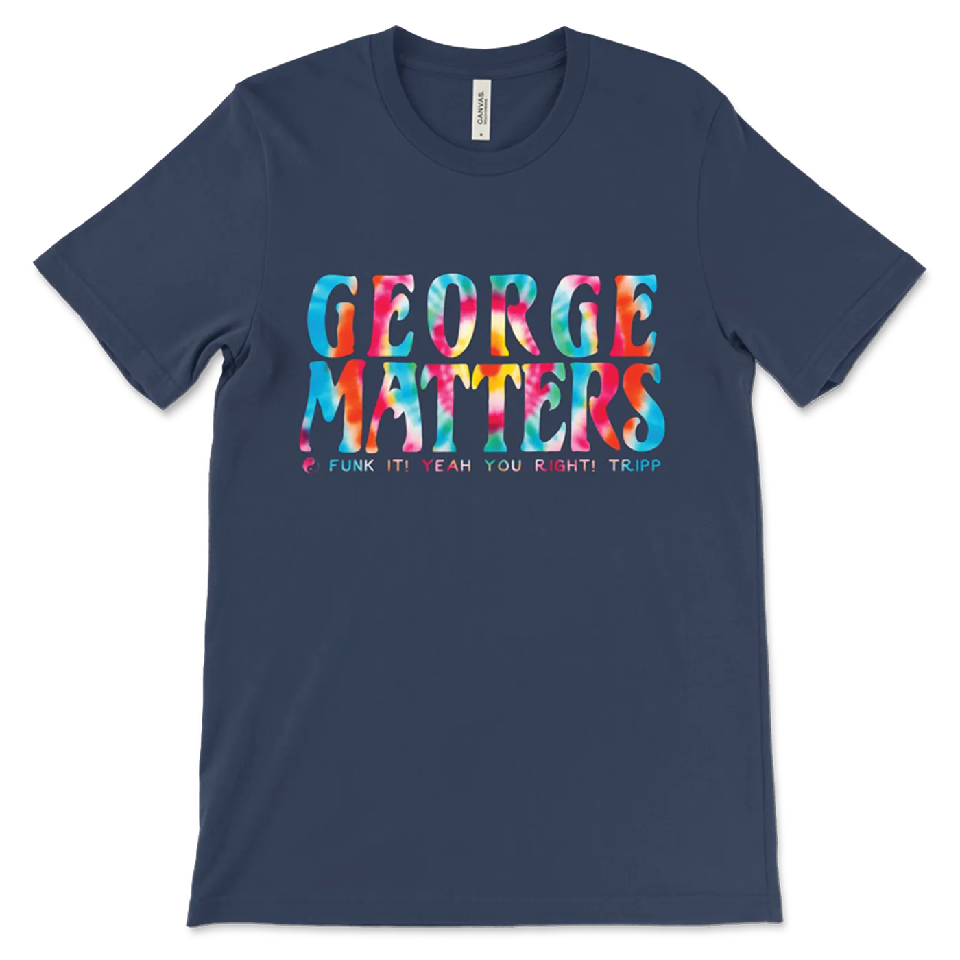 George Porter Jr. Unisex GEORGE MATTERS Tie Dye T-Shirt - Navy