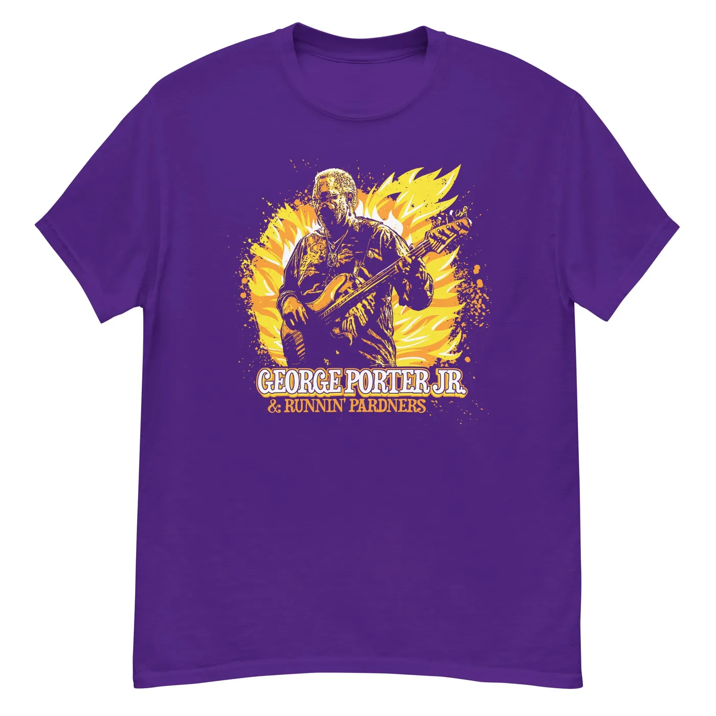 George Porter Jr. Unisex Phoenix T Shirt - Purple