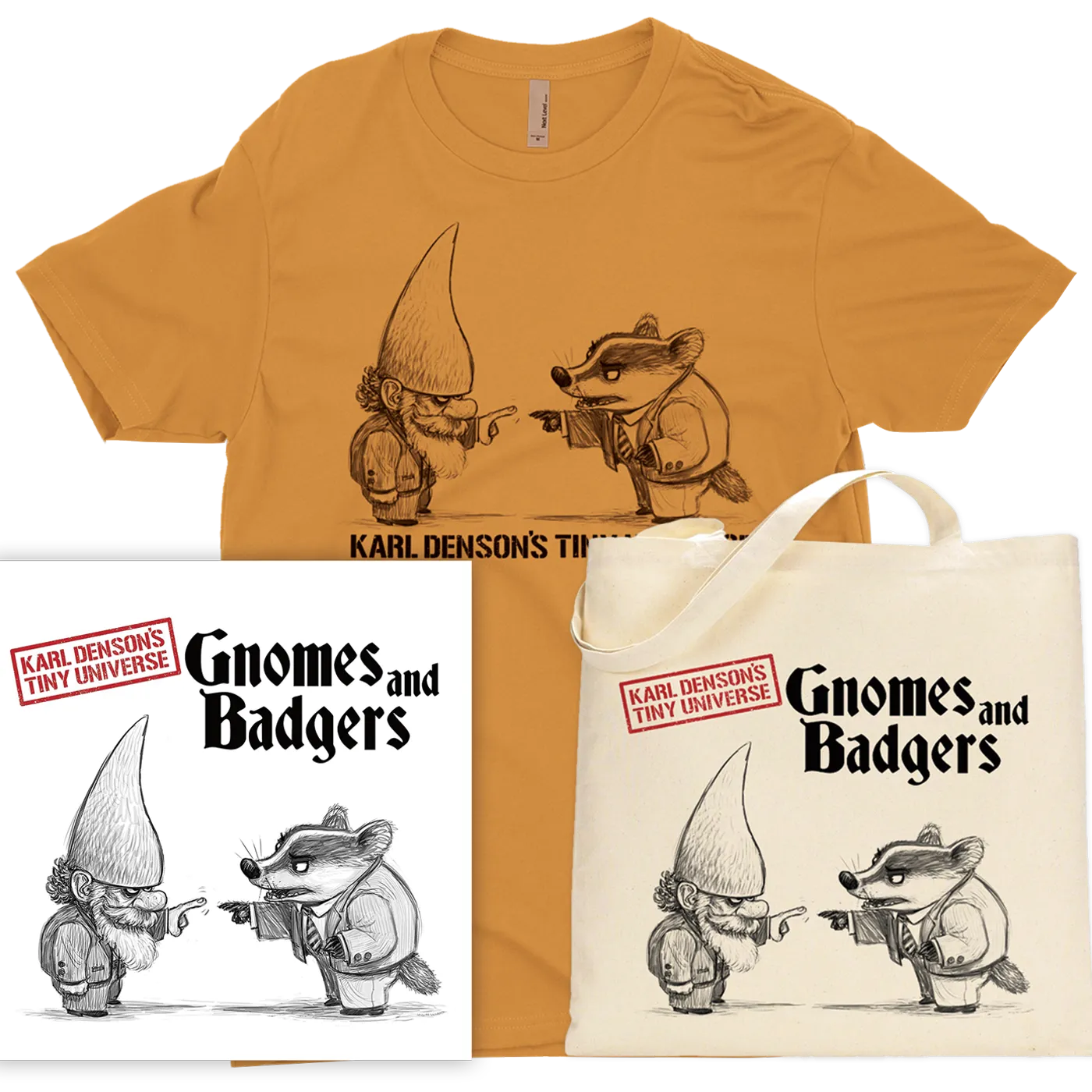 Karl Denson's Tiny Universe Signed Gnomes and Badgers Double Vinyl Bundle