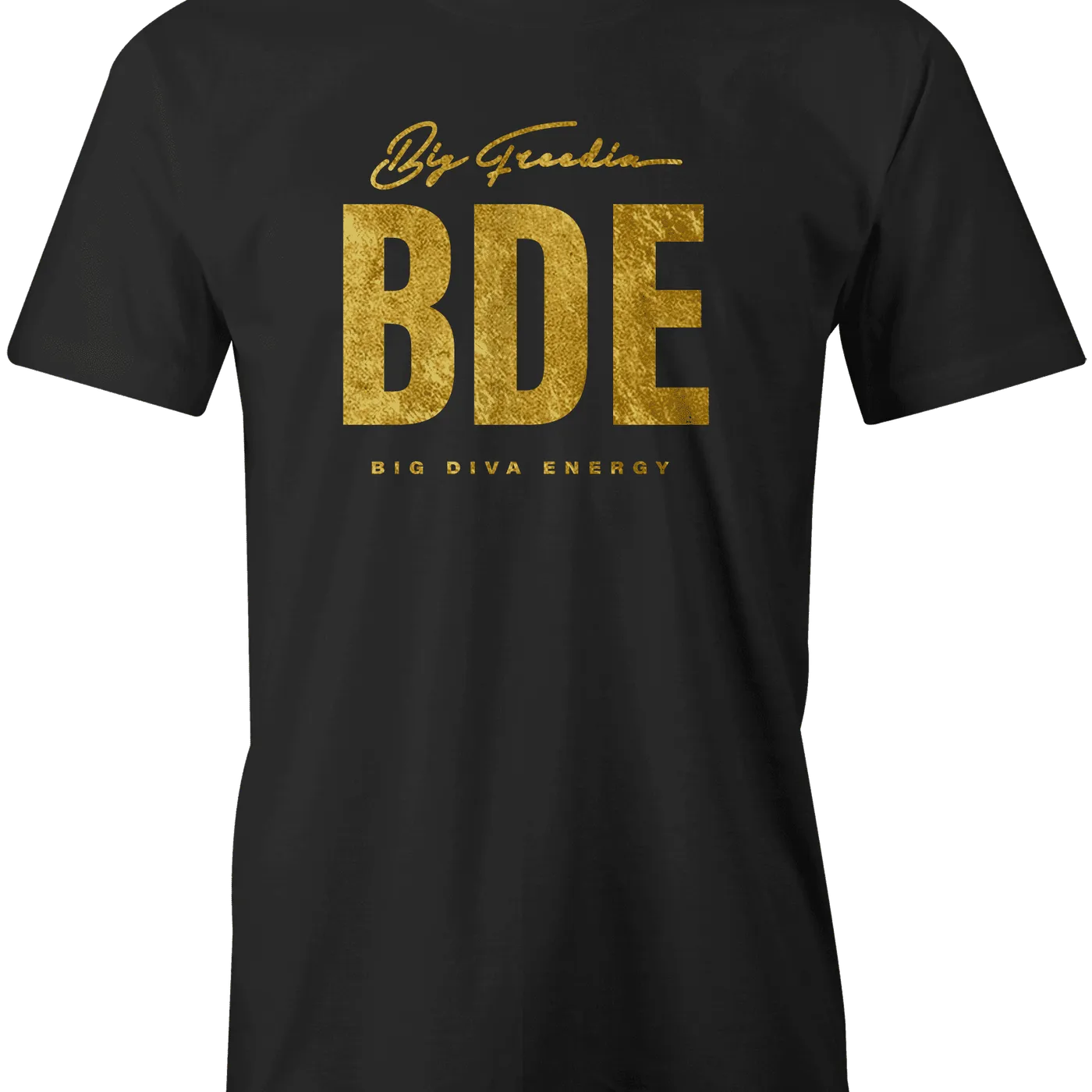 Big Freedia Unisex Big Diva Energy T-Shirt - Black/Gold