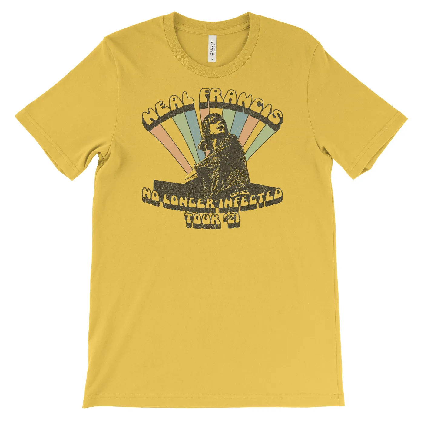 Neal Francis No Longer Infected Tee - Maize Yellow