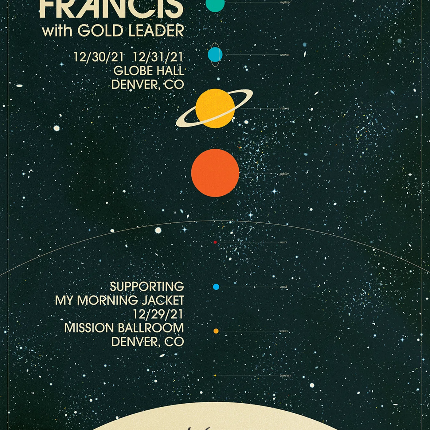 Neal Francis NYE 2021 Signed Poster