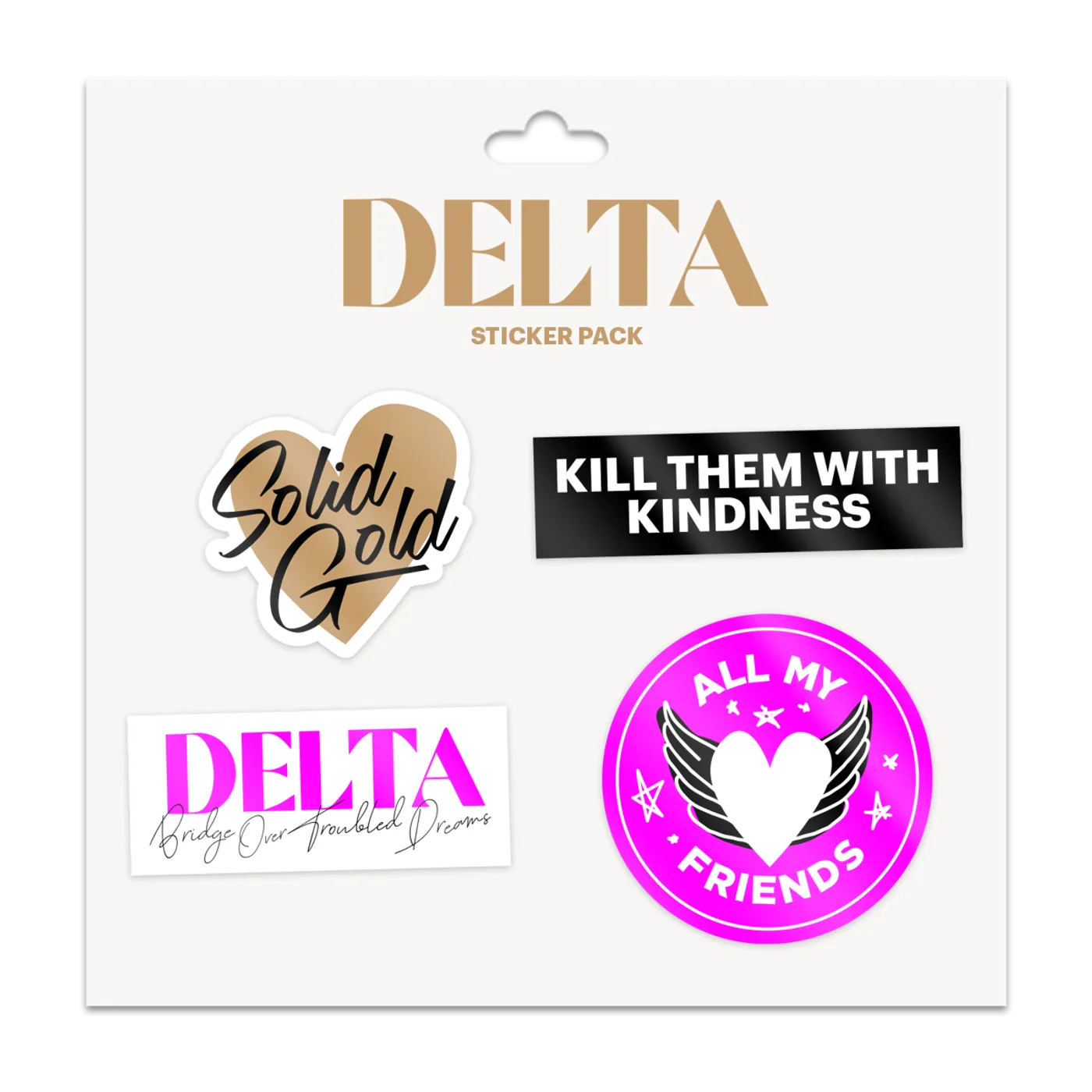 Delta Goodrem Delta World Tour Sticker Set