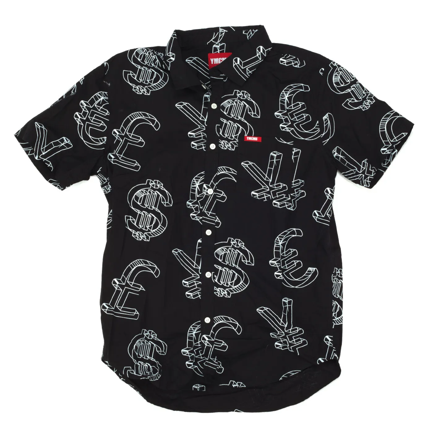 YMCMB Currency Woven Button Up