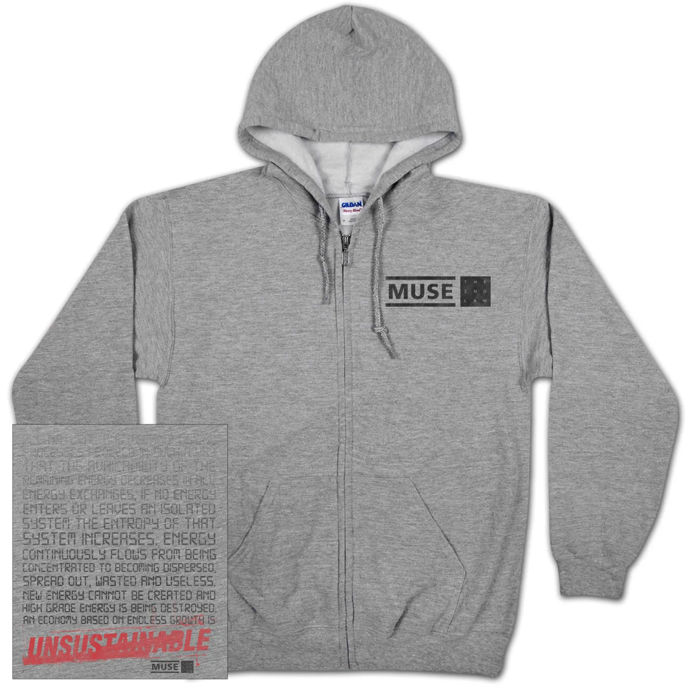 Muse Unsustainable Zip Hoodie